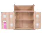 Wooden Dolls House - Pink