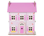 Wooden Dolls House - Pink