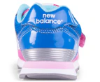 New Balance Kids' Classic 574 Shoe - Pink/Blue