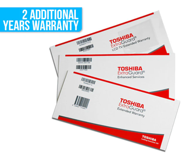 Toshiba 2Yrs Extended Warranty Gives total 3 Years Warranty(LS)