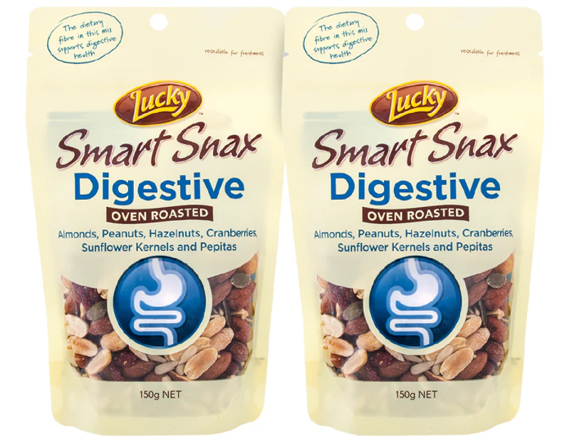 2 x Lucky Smart Snax Digestive 150g