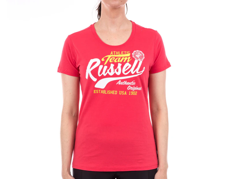 Russell Athletic Women's Team Tee - Teaberry