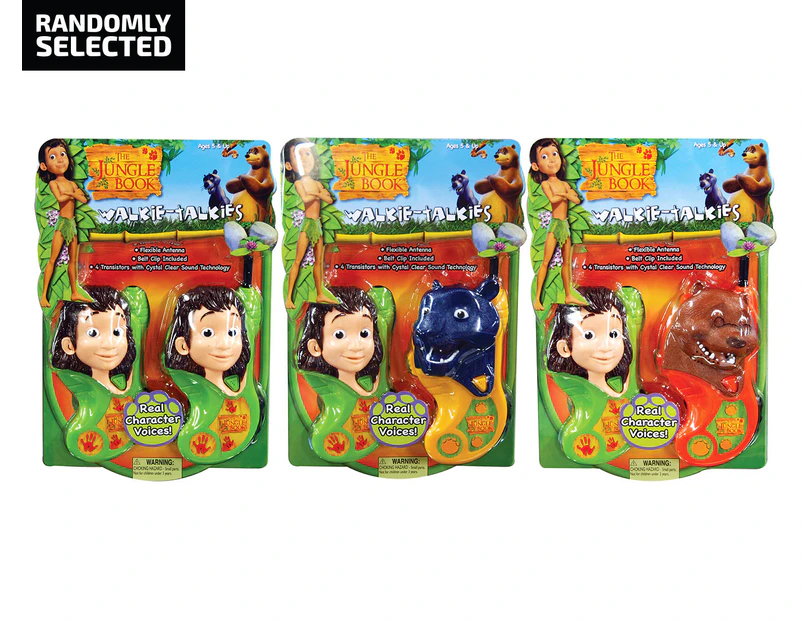 The Jungle Book 3D Walkie Talkies - Randomly Selected