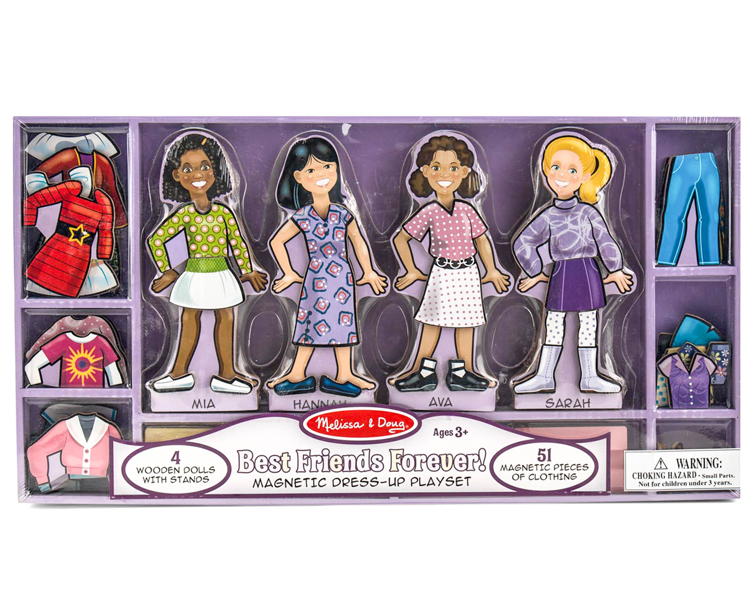 melissa and doug best friends forever magnetic dress up