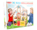 Melissa & Doug Hi-Rise Solid Wood Dollhouse