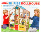 Melissa & Doug Hi-Rise Solid Wood Dollhouse