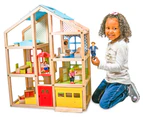 Melissa & Doug Hi-Rise Dollhouse Kids/Childrens Interactive Play Toy 3+