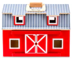 Melissa & Doug Fold & Go Wooden Barn - Red