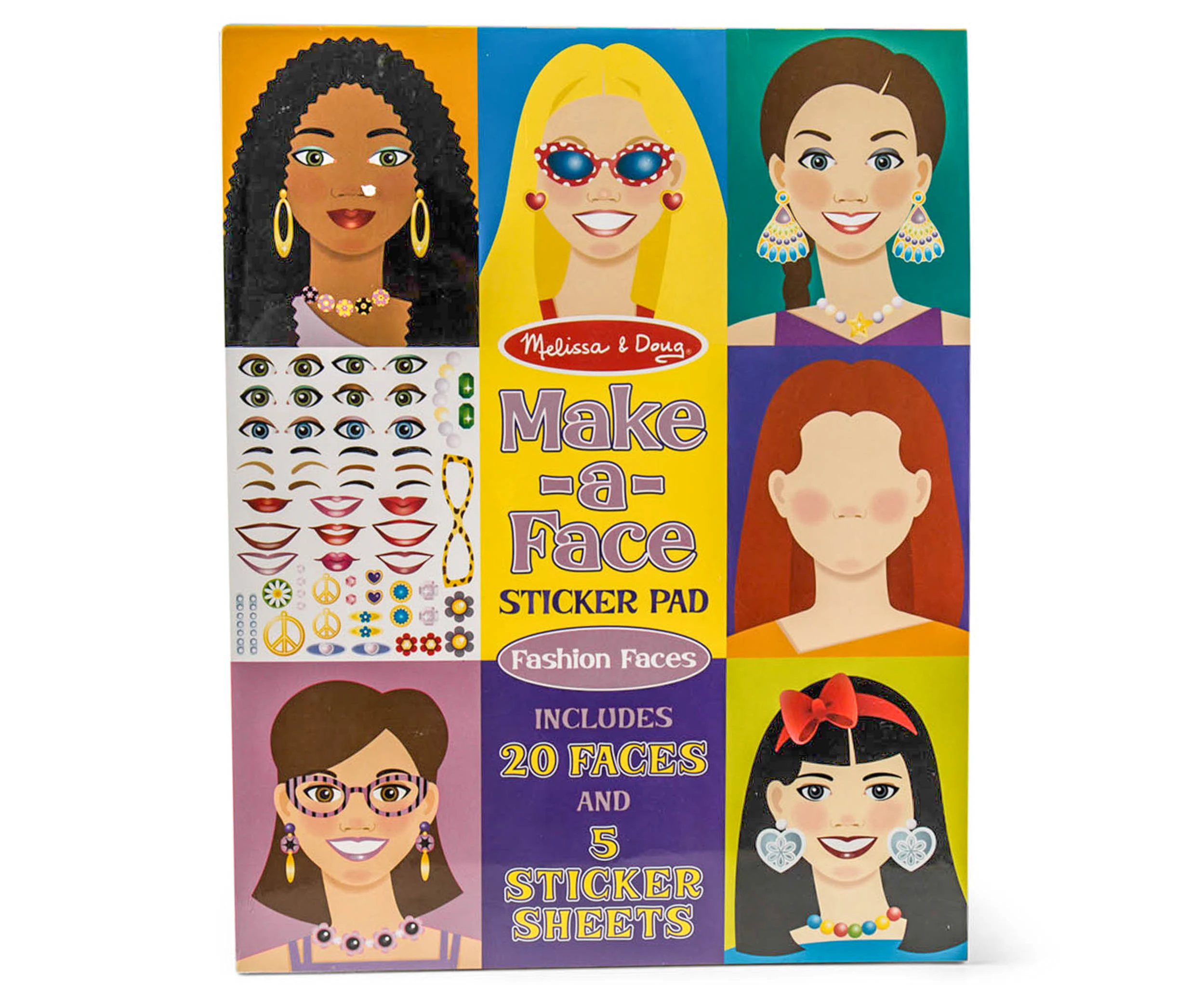 Melissa & Doug Make-A-Face Sticker Pad