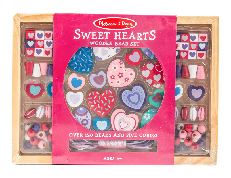 Melissa & Doug Sweet Hearts Bead Set