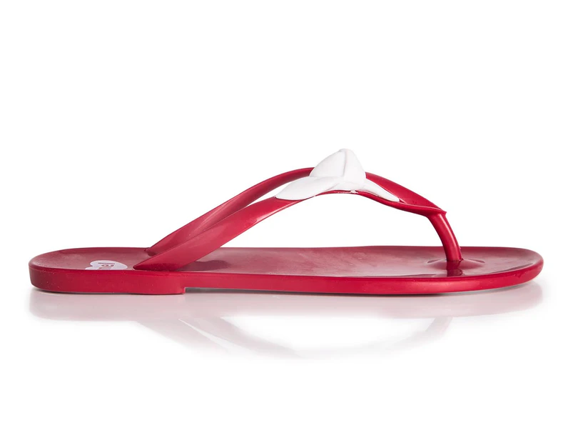 Preview image Mel by Melissa Women's Lilly Pilly II Shoe - Red/White