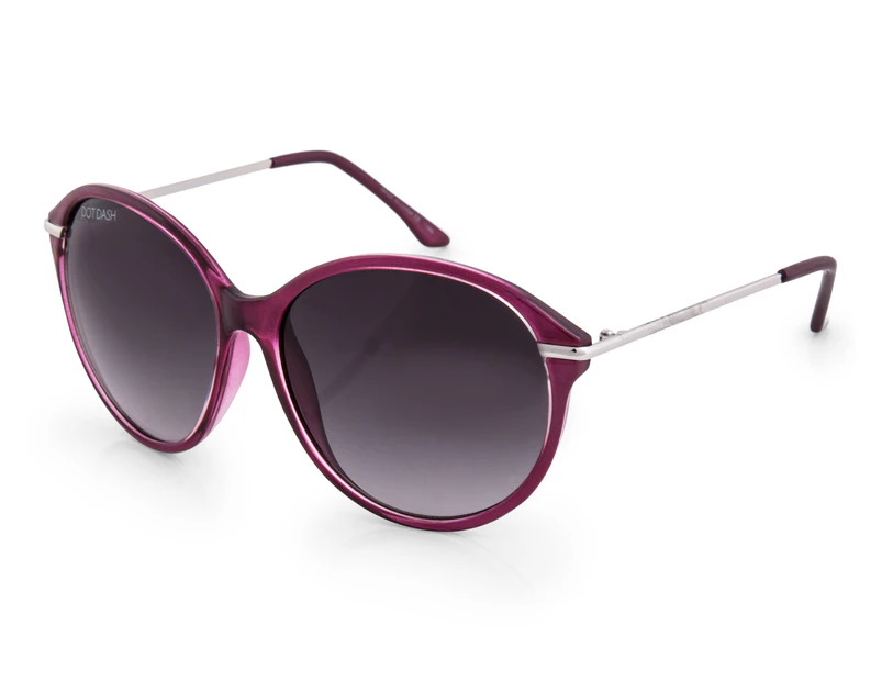 Dot Dash Kameo Sunglasses - Pink/Grey