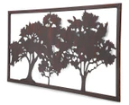 Framed 93cm Hanging Metal Trees