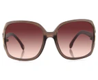 Peter Morrissey Allure Sunglasses - Matte Khaki Brown / Gold