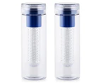 Infuze H2O 780mL Bottles Set Of Two - Blue
