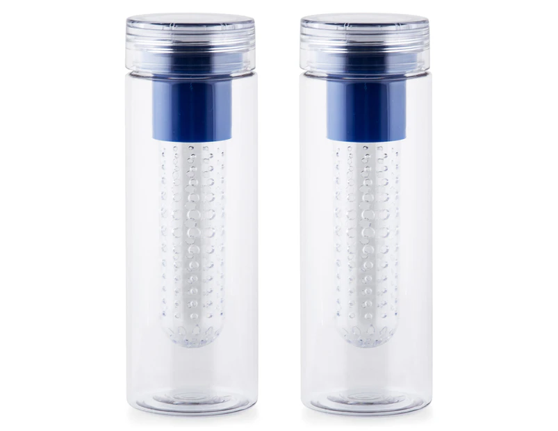 Infuze H2O 780mL Bottles Set Of Two - Blue