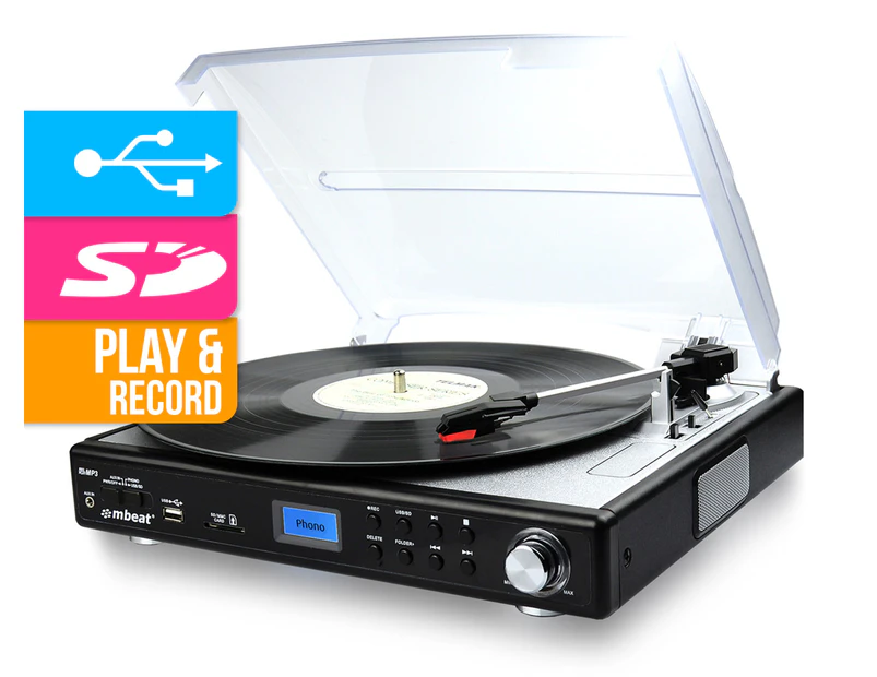 USB Turntable Player With USB/SD Recording