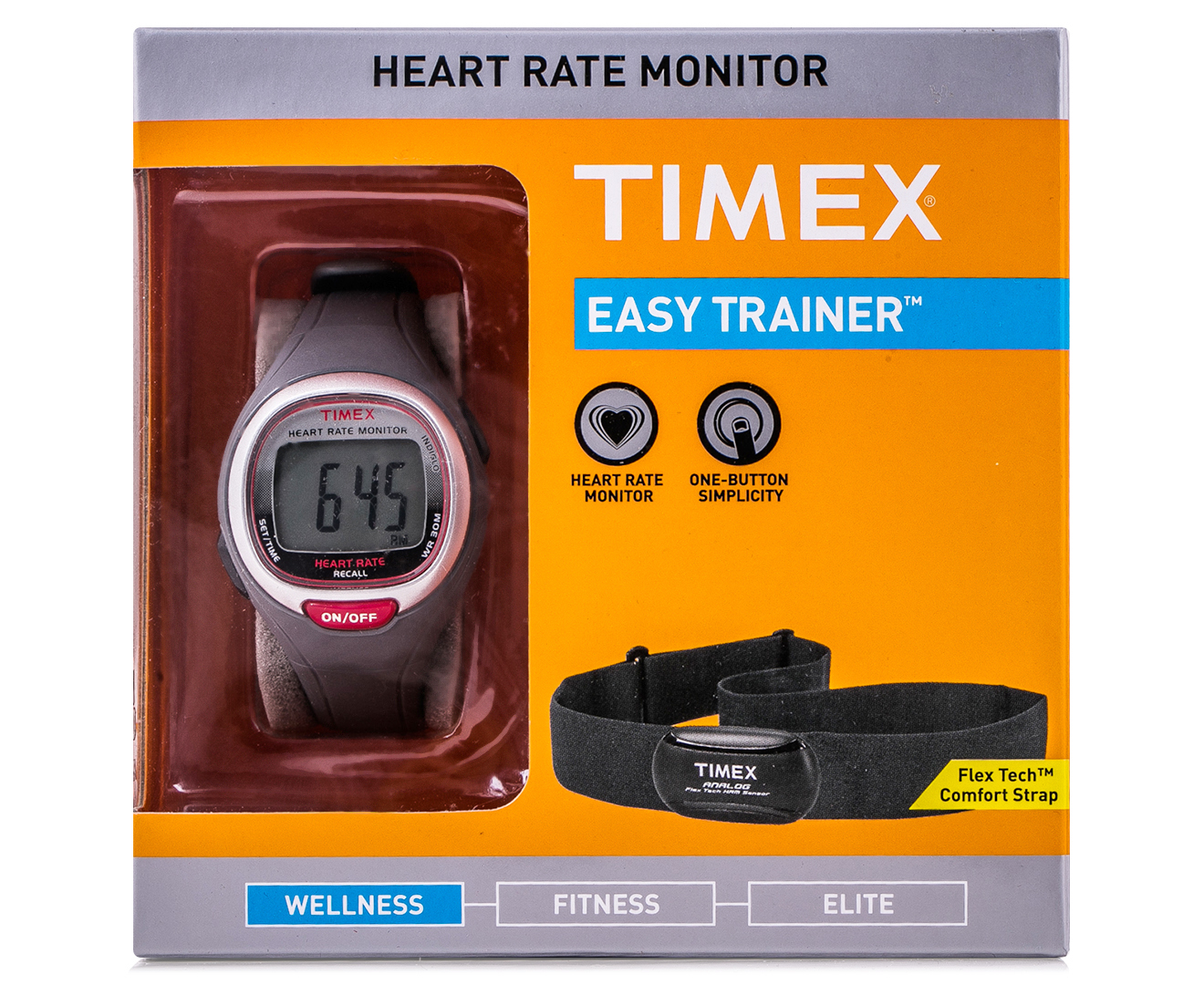 Timex IRONMAN Easy Trainer Heart Rate Monitor Watch Grey Catch