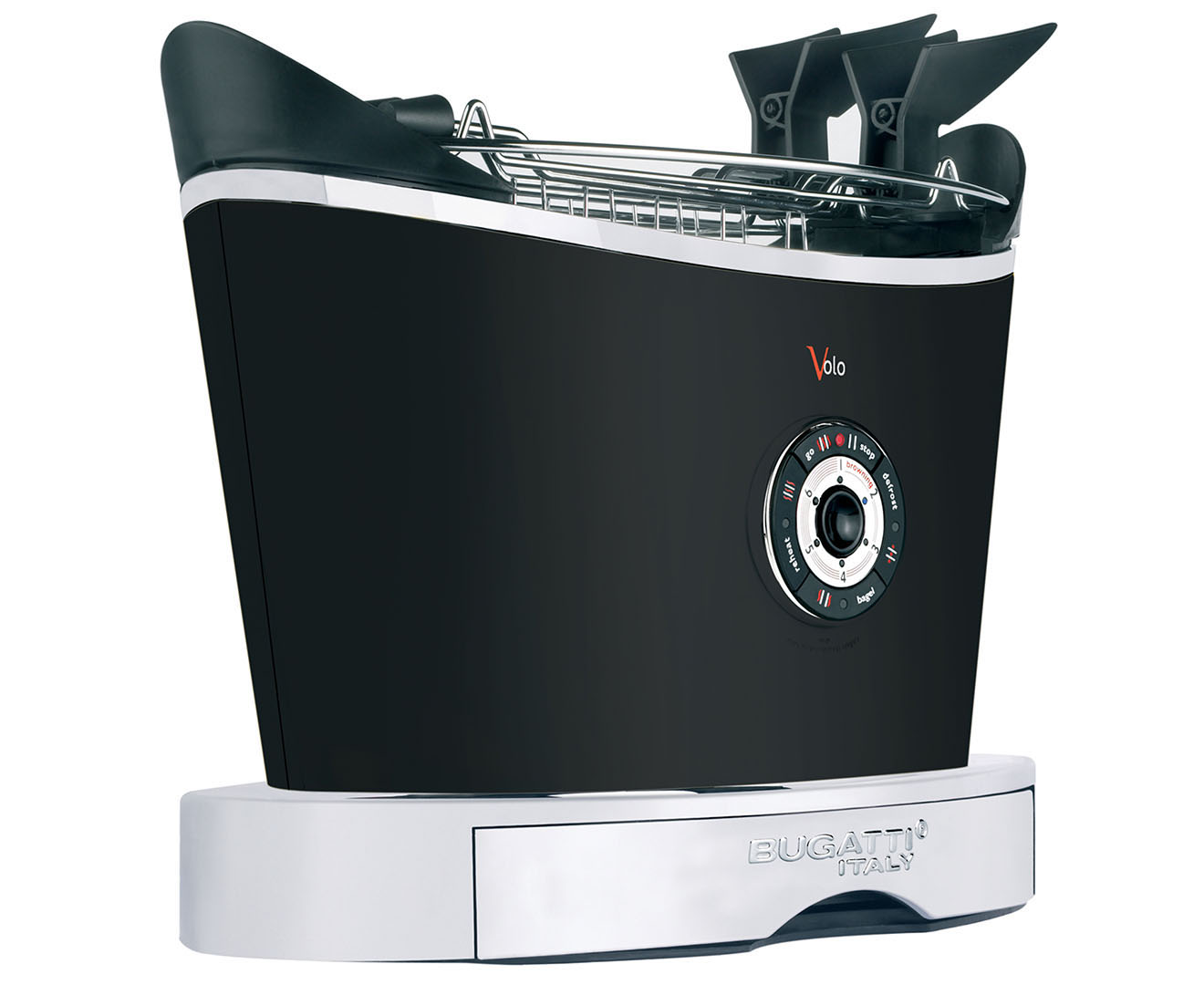 Bugatti Volo Toaster - Black Matte | Catch.com.au