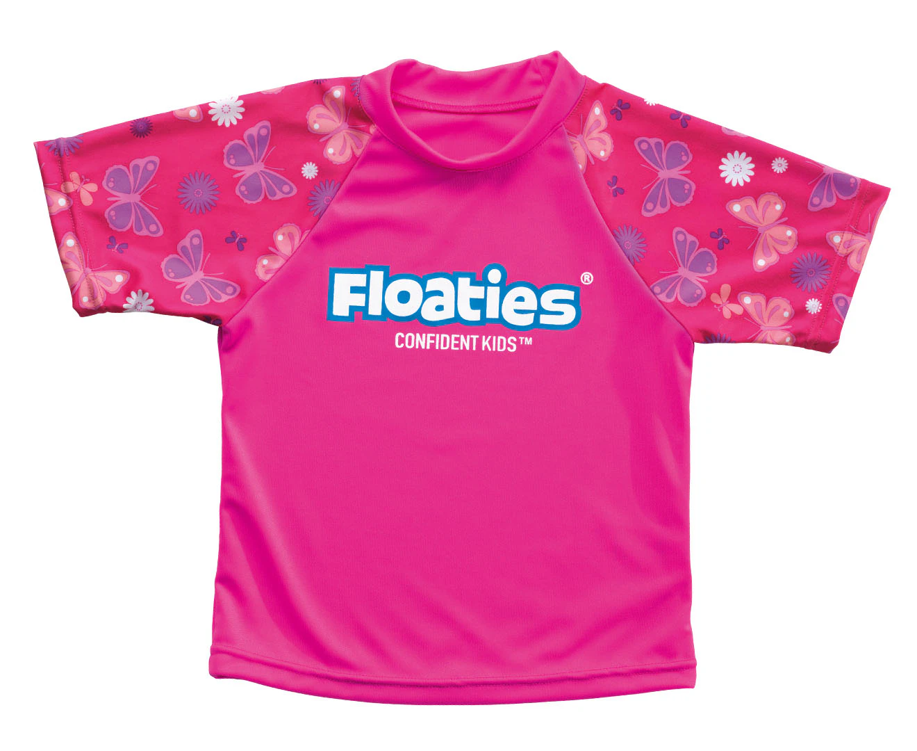 Floaties Girls' Rash Vest - Butterfly