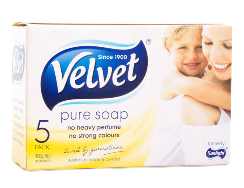 Preview image 2 x Velvet Pure Soap 450g 5pk
