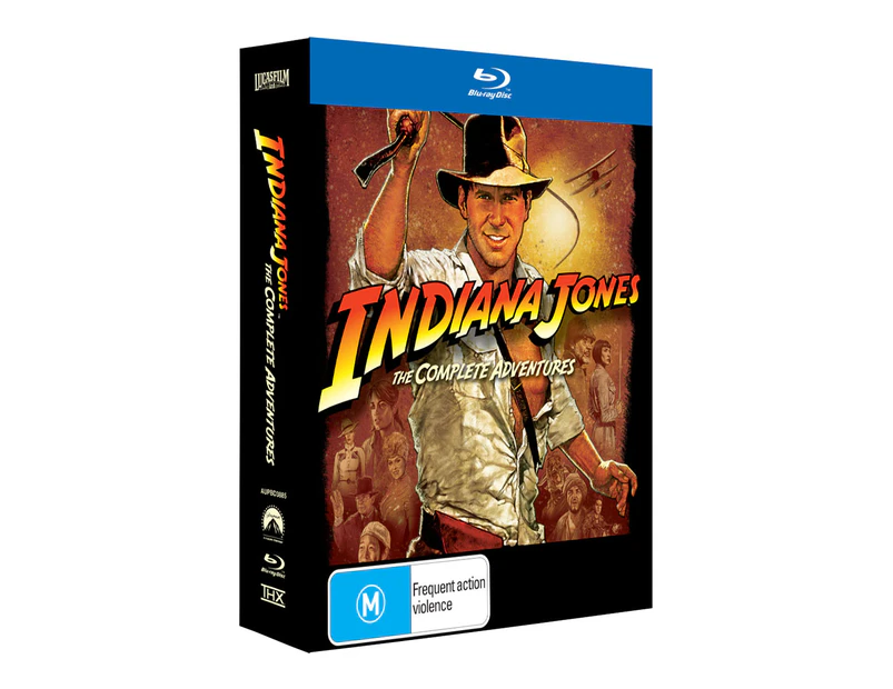 Indiana Jones: Complete Collection Blu-Ray 5 Disc (M)