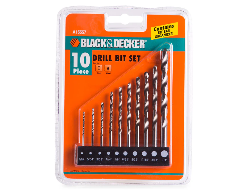 Black & Decker 10-Piece Drilling Set