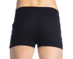 Holeproof Men's Ribbed Cotton Trunk - Black 