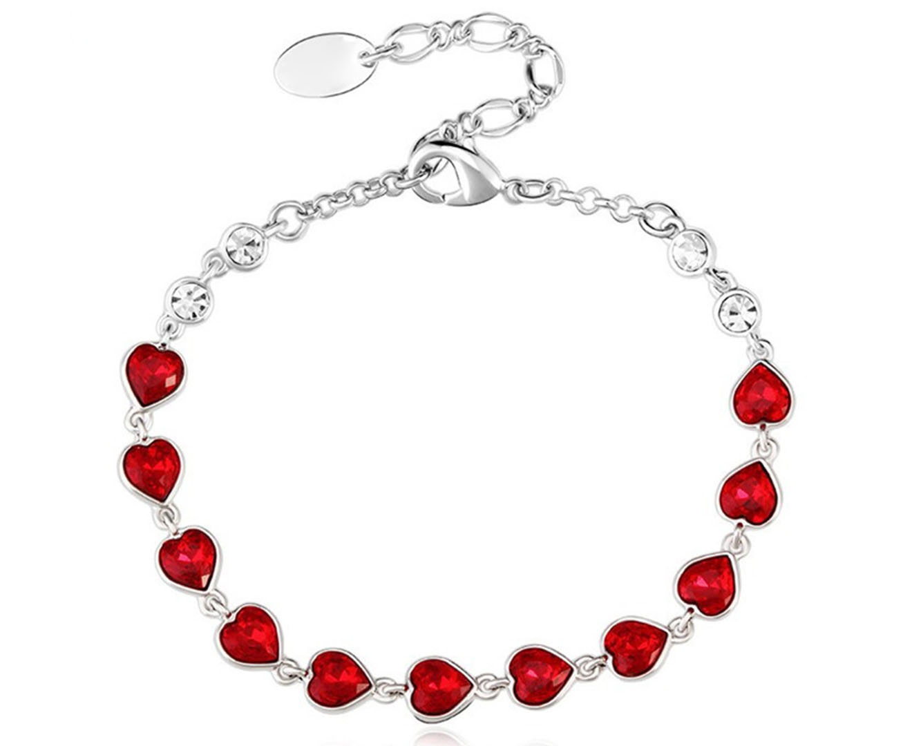 Mestige Heart Skipped A Beat Bracelet W Swarovski® Crystals Au