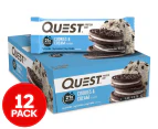 12 x Quest Protein Bars Cookies & Cream 60g