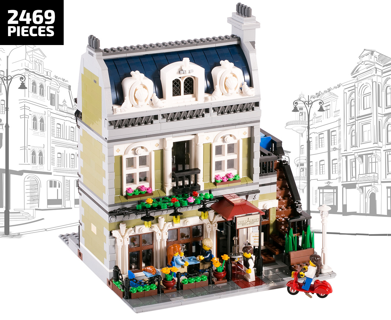 LEGO® Creator Parisian Restaurant Playset | Catch.com.au