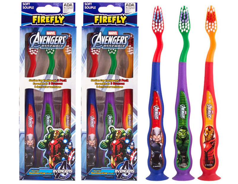 2 x Avengers Toothbrush Soft 3pk