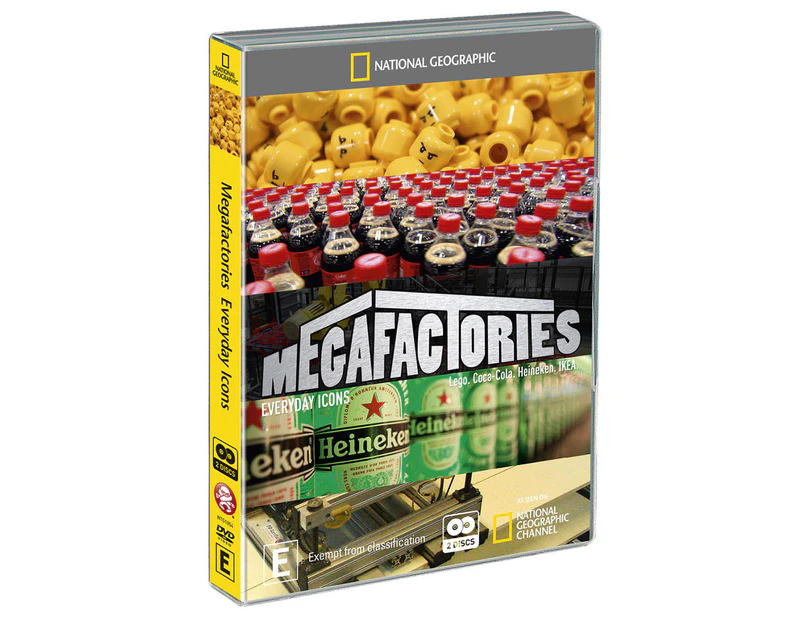 National Geographic Megafactories Everyday Icons DVD