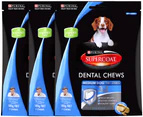 3 x Supercoat Dental Chews Medium 180g 7pk