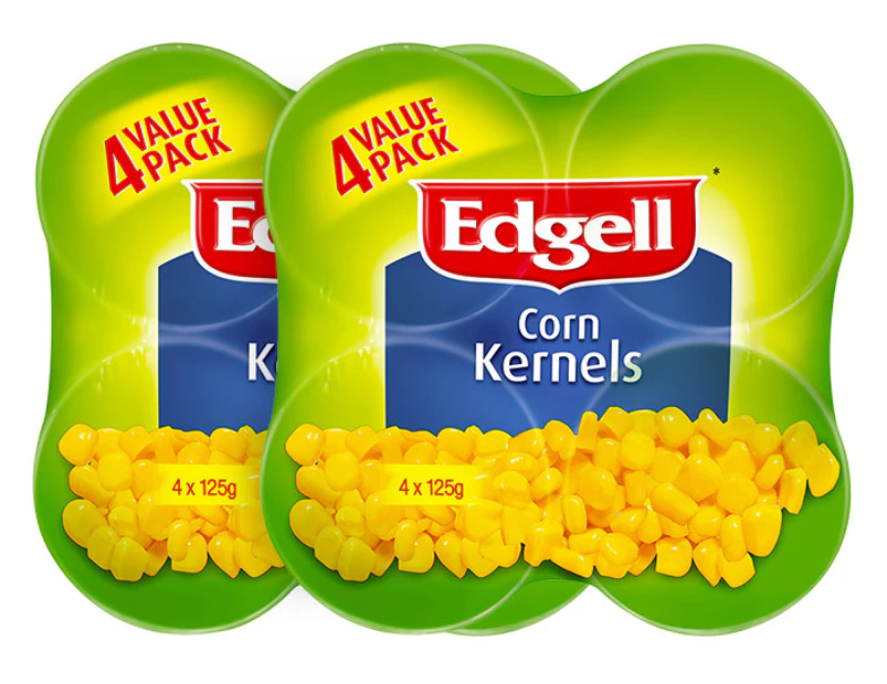 2 x Edgell Corn Kernels 125g 4pk