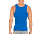 Bonds Men's Chesty Athletic Cotton Singlet - Blue