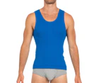 Bonds Men's Chesty Athletic Cotton Singlet - Blue
