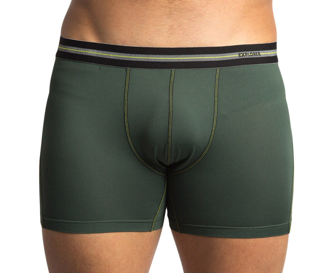 Holeproof Explorer Men's Mesh Dry Trunk - Green | Catch.com.au