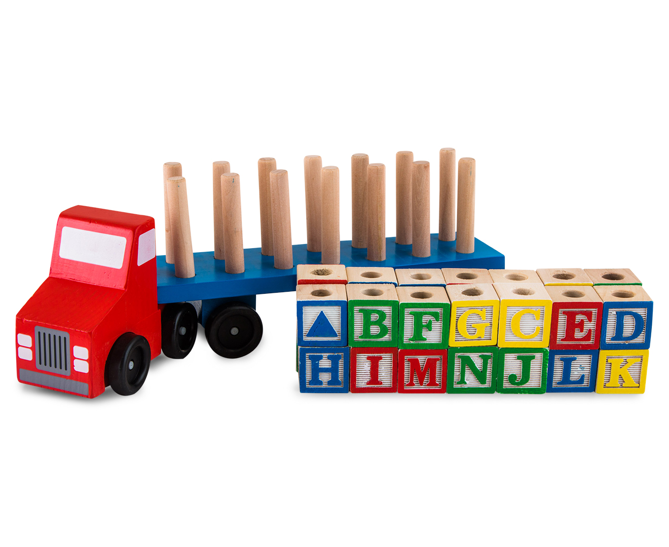 Melissa & Doug Alphabet Truck Toy | Mumgo.com.au