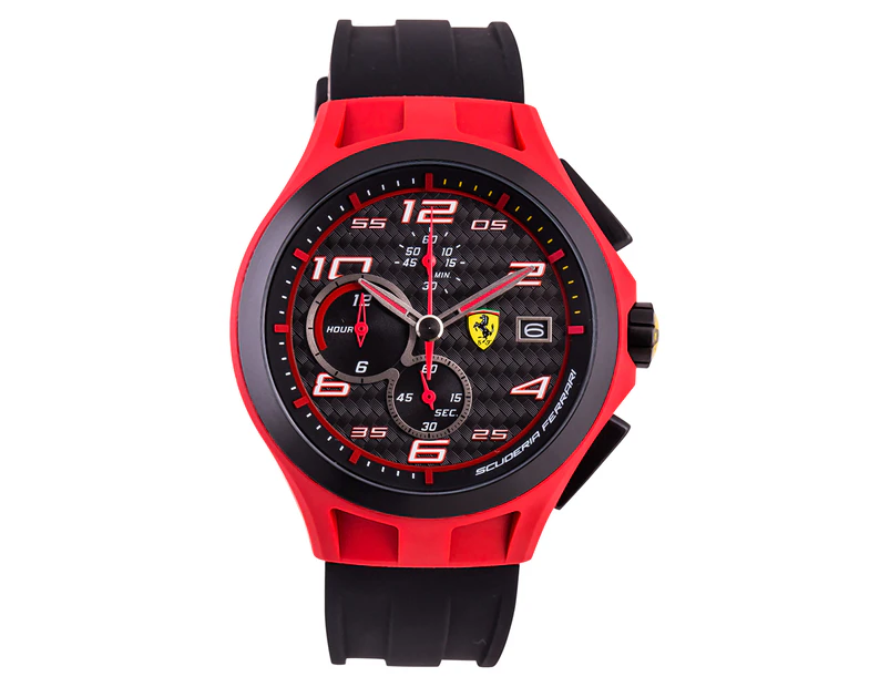 Preview image Ferrari Scuderia Lap Time Watch - Red/Black