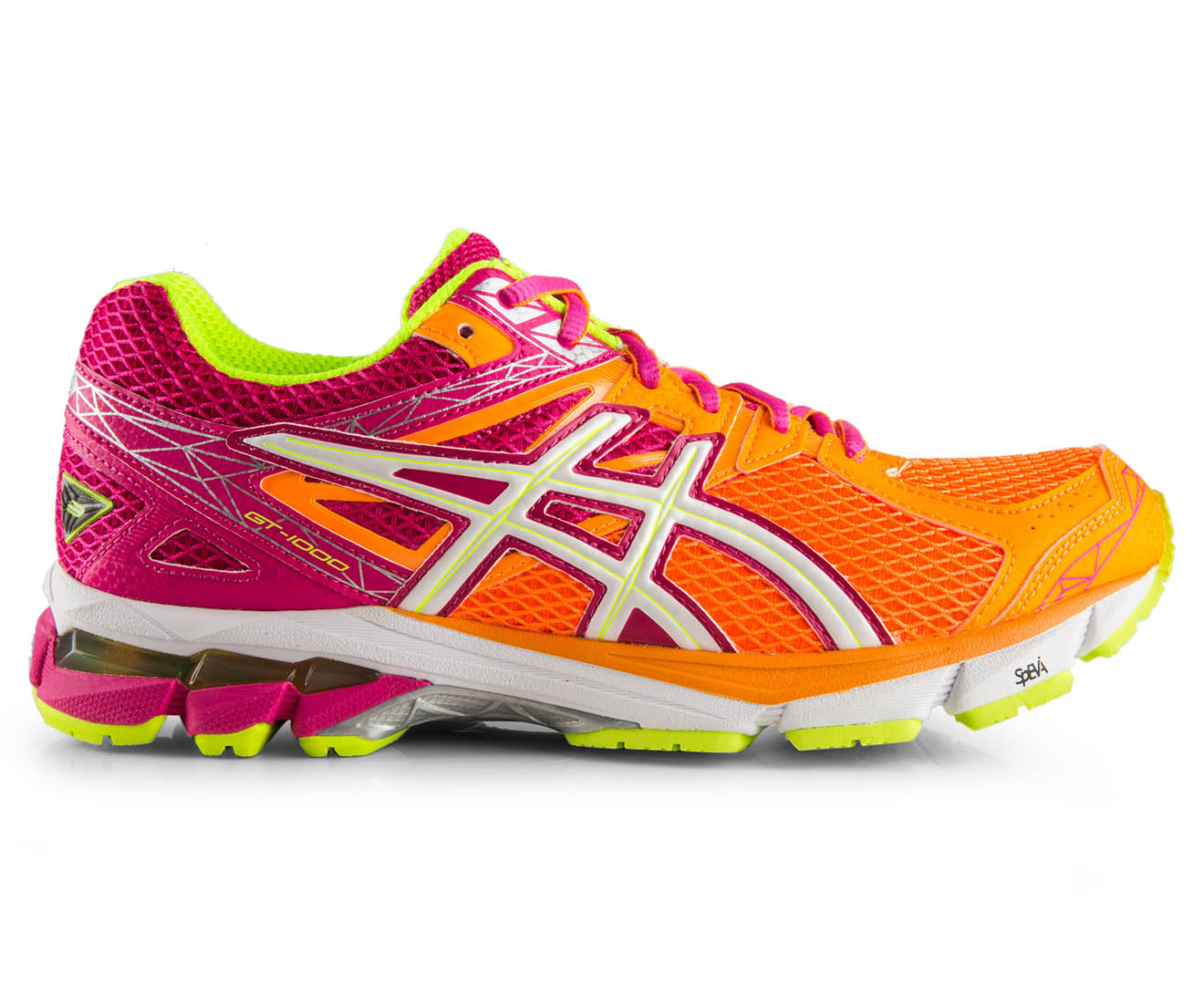 ASICS Women’s GT-1000 3 - Orange/White/Pink | Great daily deals at ...