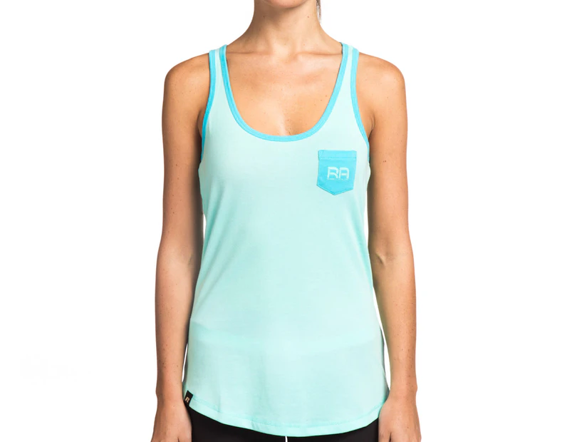 Russell Athletic Women's Power Contrast Tank - Blu Ato