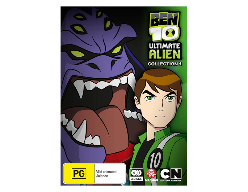 Preview image Ben 10 Ultimate Alien: Collection 1 3-Disc DVD (PG)