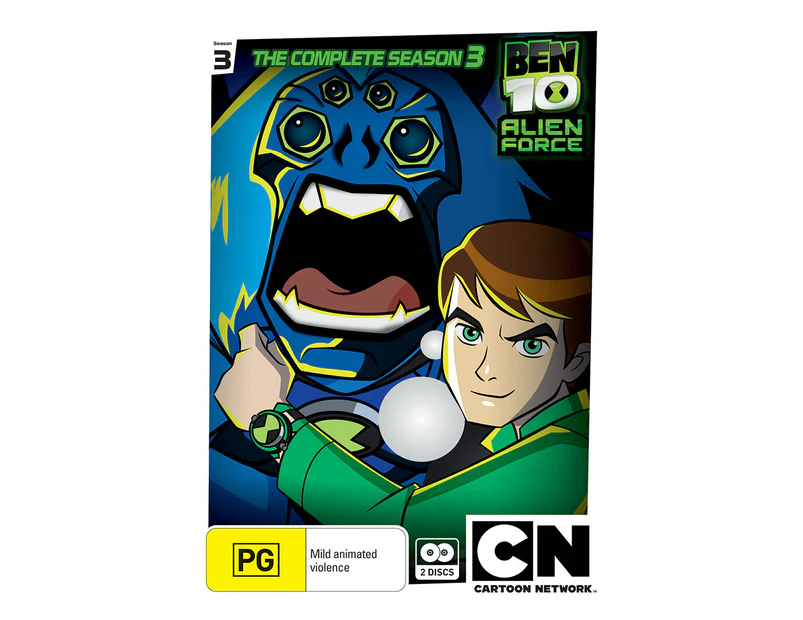 Preview image Ben 10: Alien Force Complete Season 3 2-Disc DVD (PG)