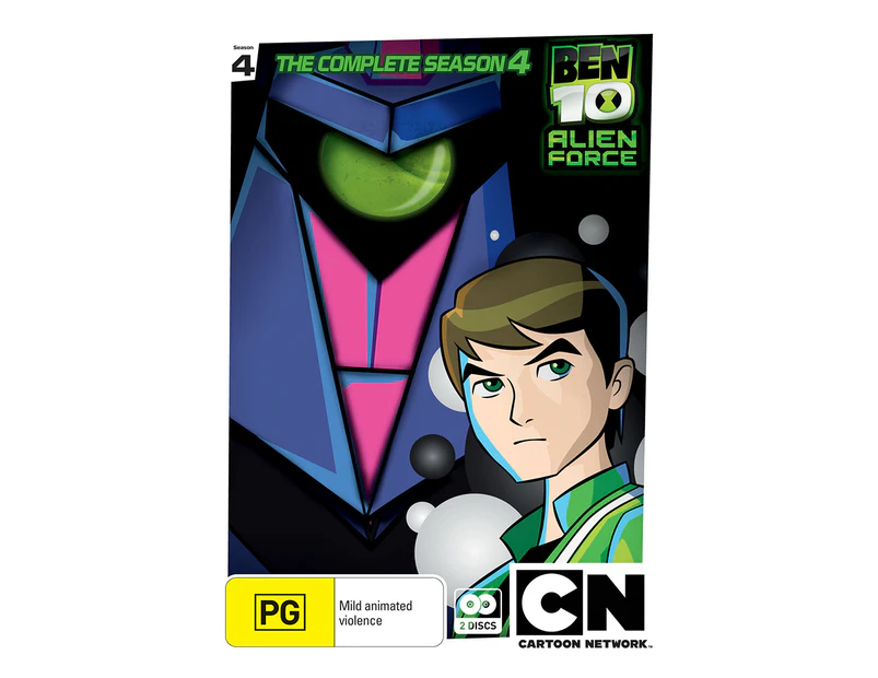 Preview image Ben 10: Alien Force Complete Season 4 2-Disc DVD (PG)