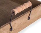 Wooden 40cm Tray W/ Round Handles