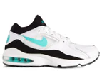 Nike Men's Air Max 93 Shoe - White/Cactus/Black