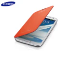 Samsung Galaxy Note 2 Flip Cover - Orange