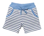 Fox & Finch Boys' Le Monde Stripe Shorts - Blue