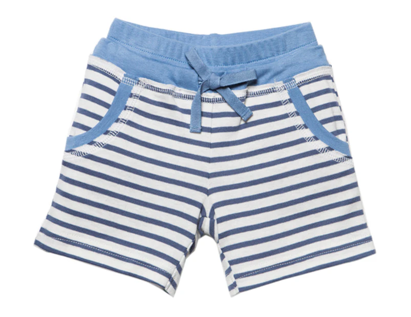 Fox & Finch Boys' Le Monde Stripe Shorts - Blue
